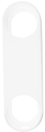 The Lord of the Tools Doorbell Cover Compatible with Nest Doorbell Wireless (Battery) 2021 Doorbell Silicone Case Replacement Anti-dust Protector White