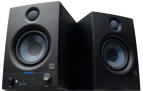 PreSonus Eris 4.5 Bluetooth Powered Desktop Studio Monitors Pair 50W Black