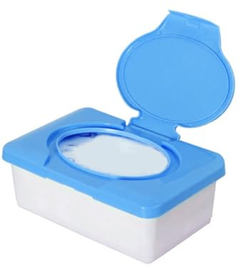 Feuchttücherbox, staubdicht, schlichtes Aussehen, langlebig, große Kapazität, Feuchttuchbox für Zuhause, Feuchttücherbox, Feuchttuchhalter, 80 Stück