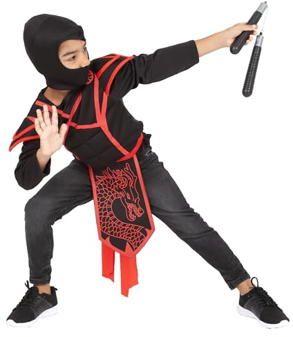 RUBIE'S Déguisement de Ninja pour enfant - Taille Unique (5-8ans)
