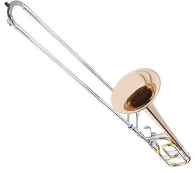 Trombón De Metal Trombón Tenor De Metal Lacado En Oro En Tonalidad De Si Bemol A Fa Para Principiantes(5)