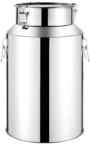 Stainless Steel Milk Can Jug - 5L/7L/9L/14L Stainless Steel Milk Churn Canister Wine Pail Bucket Bottle Transports Tanks(88L)