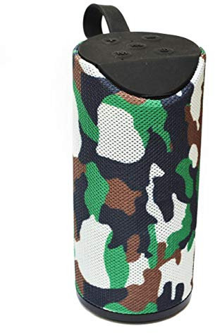 Tragbarer Bluetooth Lautsprecher Soundbox Soundstation Musikbox Radio MP3 SD USB, Farbe: (Camouflage)