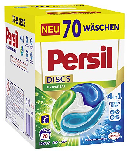 Persil Detergente universal 4 en 1 Discs, 70 lavados (1,75 kg)