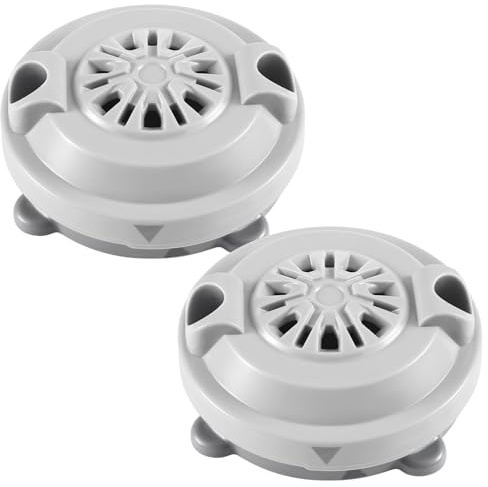 Rörlös magnetisk strålhuvudmotor BF-004 för pedikyr jet-spastol – 4 stift | FreeCat universal magnetisk huvudmotor ersättning för LURACO jetmotor pedikyrdel, inkluderar propeller och lock, 2-pack