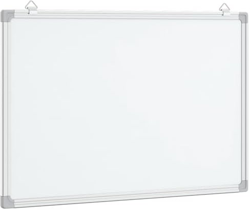 vidaXL Magnetisches Whiteboard 80x60x1,7 cm Aluminium