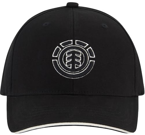 Element Uni-Erwachsene Baseball Hat, Adult Flex Fit Active Sport Cap with Curved Brim Hut, Schwarz, Einheitsgre