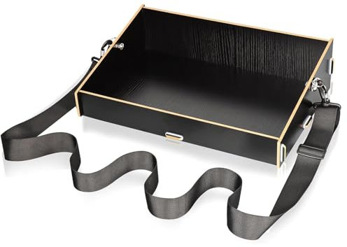 Bauchladen Junggesellinnenabschied Schwarz Bauchladen JGA 40 * 26 * 10.5cm Bauchladen Braut Holz Junggesellinnenabschied Deko für Männer Frauen JGA Party Spiele Promotion