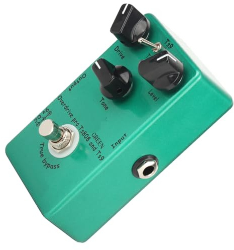 Tragbarer Gitarrenffekt Pedal Tube Screamer Overdrive für Verbesserte Leistung, Kompakt und Langlebig (grün) (Röhrchen Screamer Manual Overload Effekt)