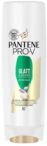 Pantene Pro-V Glatt & Seidig Pflegespülung, Für Widerspenstiges Haar, 200ml