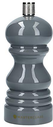 MasterClass Macinino per pepe o sale, plastica, grigio, 12 cm