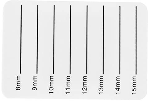 Beavorty Vassoio Portaciglia Acrilico Per Estensioni Di Ciglia Strumento Per Grafting Ciglia Accessorio Per Make-up e Trucco Professionale Confezione Singola