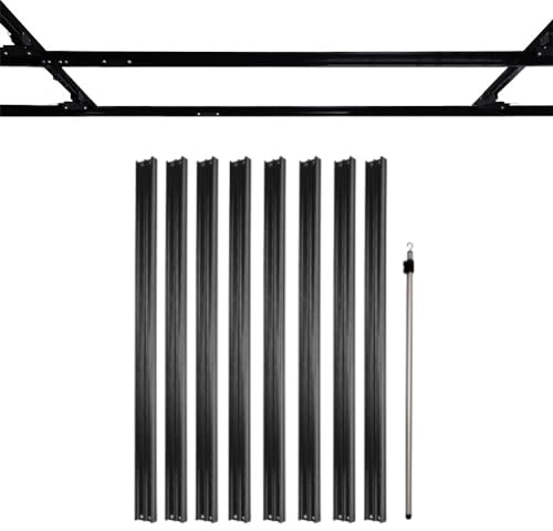 9.2x9.2ft / 2.8x2.8m Pantograph Ceiling Rail Track System, Wall Ceiling Stand Mount Parts for Photography Studio Telescopic Light Wall Stand Flash Softbox Ring Light and Other Lighting Equipment