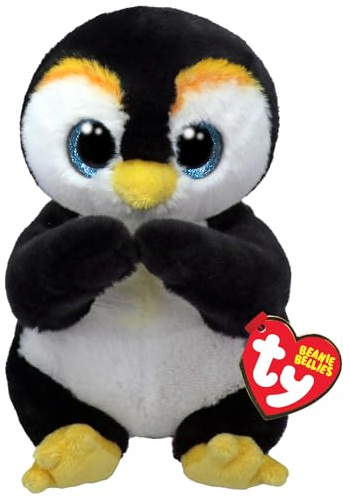 Ty Neve Penguin Beanie Bellies Regular - Squishy Beanie Baby Soft Plush Toys - Collectible Cuddly Stuffed Teddy