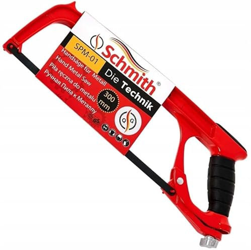 SCHMITH Metallsäge Eisensäge Werkstattsäge Handsäge Bügeleisensäge Eisen Metall 300mm