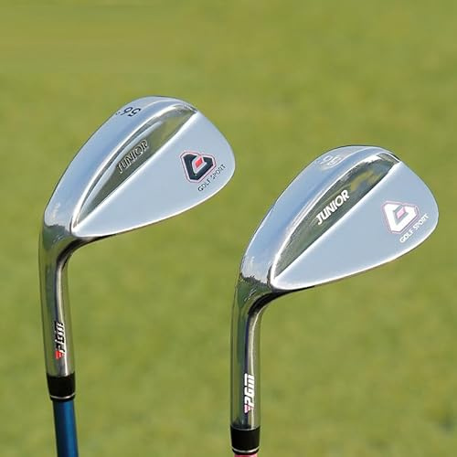 Left Handed Golf Sand Wedge Junior, 3-12 Year Kids Boys Girls Golf Learning, 56 Degree Golf Lob Wedge Sports (Left,age 6-8,Pink)