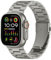 Anlinser Bracelet en Métal Compatible avec Bracelet Apple Watch 49mm 46mm 45mm 44mm 42mm Aucun Outil Requis, Bracelet de Remplacement Pour iWatch Ultra 2/Ultra SE Serie 10 9 8 7 6-1 (Titane)