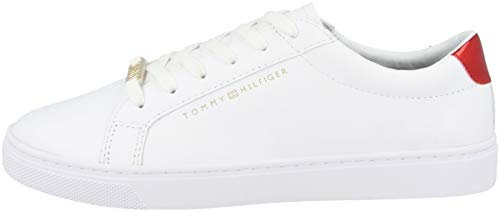 Tommy Hilfiger Damen Cupsole Sneaker Essential Schuhe, Mehrfarbig (Red/White/Blue), 36