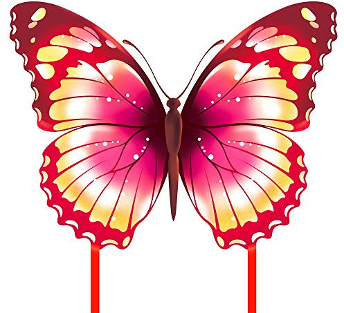 Mint's Colorful Life Schmetterling Drachen flugdrachen für Kinder und Erwachsene (Rosa)