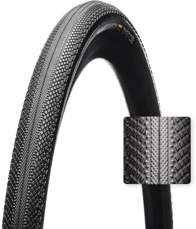 Hutchinson – Overide – Fast‑Rolling Semi‑Slick Gravel Tyre – Hookless/Tubeless Ready – Bi‑Compound Tread – Hardskin Protection – Swift & Efficient Mixed‑Surface Performance
