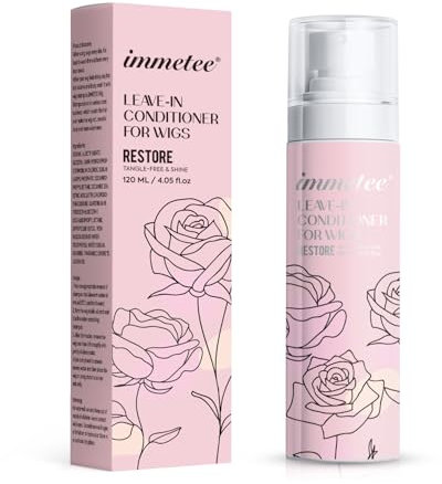immetee Spray Conditionneur pour Perruques Synthétiques, Hydratant pour perruques, perruques en cheveux synthétiques 120ml/4.05fl oz