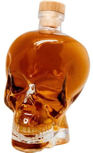 VB VIN BOUQUET FIA 1457 Decantador de Calavera de 1 Litro, Diseño Único y Elegante, Perfecto para Whisky, Vino y Licores