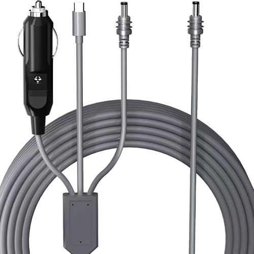 Efficiente cavo di carico 3In1 per la piccola parabola satellitare con USB C e DC12V Connessione 100W Soluzione del cavo di prolunga
