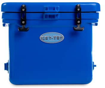 Icey-Tek 25 Litre Cube Cool Box - Ocean Blue