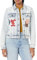 Desigual Women's CHAQ_Patch, 5053 Denim MEDIUM Jacket, Blue, XXL