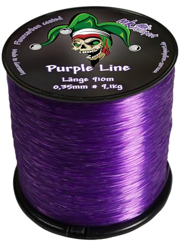 MK-Angelsport Angelschnur, Karpfenschnur, Joker Purple Line Monofile 0,35mm 910m