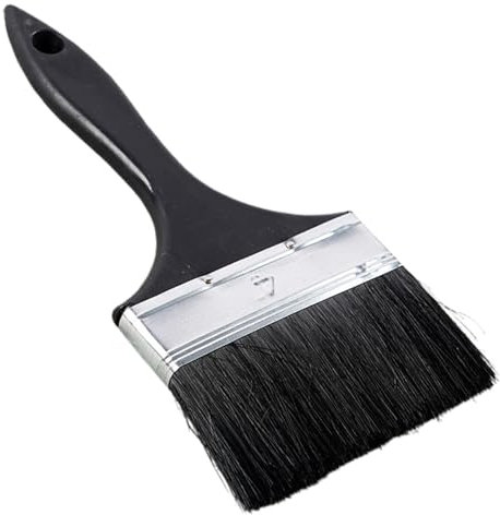 4-Inch Shed and Fence Paint Brush – Ideal for Applying Wood Stains, Timber Treatments, and Varnishes on Outdoor Wood Surfaces – Perfect for Smooth and Rough Timber –100mm Brush for Buildings