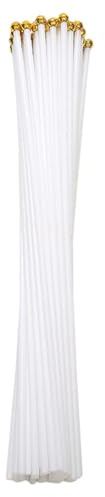 FOMIYES Set da 200 Pezzi di Aste per Bandiere in Plastica da 38 Cm, Pennoni Portabandiera per Eventi Sportivi e Feste, Aste per Bandiere Portatili Facili da Installare per Uso Interno