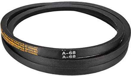 sourcing map A68 Drive V-Belts 68 Inner Length 13mm Width 8mm Thick JIS Standard A-Section Rubber Drive Industrial Transmission Belt