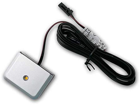 world-trading-net - LED Glasbodenbeleuchtung Clip-3D, silber, Leuchtfarbe kaltweiß, 12V