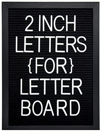 G GAMIT Felt Letter Board Letters Set - 227pcs 2 inch Tall Letters