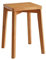 Aibiju Square Wooden Stool, Dressing Table Stool, Solid Wood Makeup Stool, Step Stool, Kids Small Table, Perfect Size for your Living Room, Bedroom (Natural, 1 Piece),YDEU-1502