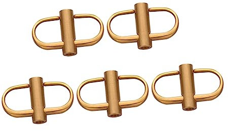 STOBOK 5pcs Metal Buckles for Backpack Suitcase Strap Buckles for Diy Craft and Luggage Strap