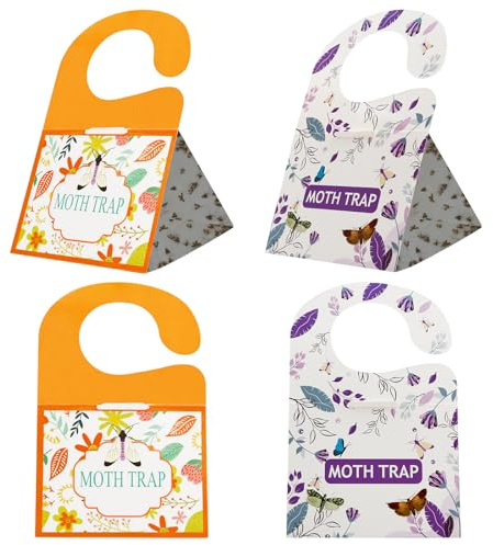 Schlupfwespen gegen Lebensmittelmotten und Kleidermotten 6pcs, Lebensmittelmotte Schlupfwespen, Mittel gegen Lebensmittelmotten, Lebensmittel Mottenfallen Mottenschutz Mittel gegen Motten - Hakenstil