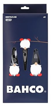 Bahco 9897G/3-XE “All-Round” 3 Piece Ergo Plier Set – Christmas Edition