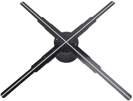 Ventilador de Holograma 3D 2000x596, Pantalla Publicitaria de Ventilador Holográfico de 50 Cm Tarjeta TF Incorporada de 8 GB, Aplicación WiFi Proyector de Holograma 3D Ventilador