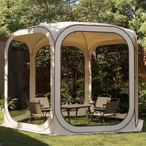 GWFBLID Tienda de Campaña Familiar 4-6Personas con a Prueba de Viento Impermeable Tienda de Cúpula de Capa Portátil Ultraligera Tienda de campaña automática para Trekking Camping Playa Aventura