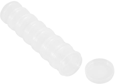 TOBBOMEY Organizer Settimanale Portapillole con Scomparti Grandi Contenitore per Medicinali e Vitamine Scatolina Compatta in Plastica Igienica per Anziani e Viaggi Colore