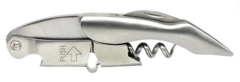 Prestige Coutale - Sacacorchos con doble palanca (acero inoxidable)