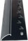 Grandismo® Carpet to Vinyl or Door Entrance Strip/Trim - Metal Door Bar Threshold (Black)