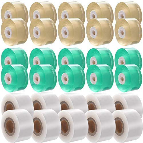 KOHAND Grafting Tapes, 30 Rolls Garden Tapes for Plants 328Ft/100M Each, Self-Adhesive Plants Repair Poly Budding Tapes, Stretchable Floristry Film Fruit Tree Grafting Tool