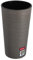 KADAX Cache-Pot décoratif Gris ⌀ 30 cm x H 57,5 cm, Plastique avec éclats de Bois, Insert Amovible – Design Naturel et Moderne