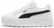 PUMA Damen Karmen II L Sneaker, White Black Silver, 37 EU