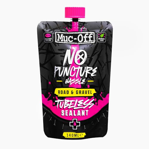 MUC OFF Unisex-Adult accessorio no Puncture Hassle 140 ml Strada/Gravel Zubehör, Schwarz, 140ml