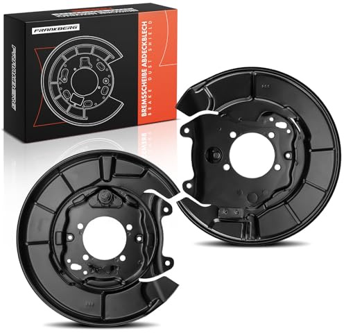 Frankberg 2x Placa de anclaje Placa antisalpicaduras del disco de freno Eje trasero Compatible con R.A.V 4 II A2 1.8L-2.4L 2000-2005 Replace# 4650442021