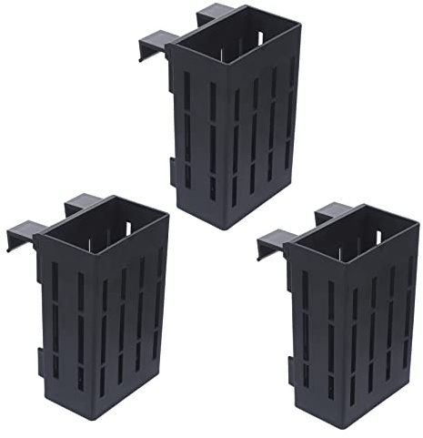 SEWOART 3pièces Support Plante Aquarium Suspension Lot de Pots Percés pour Plantes Aquatiques Ballast Solide Et Décoratif pour Bassins Et Jardins Hydroponiques